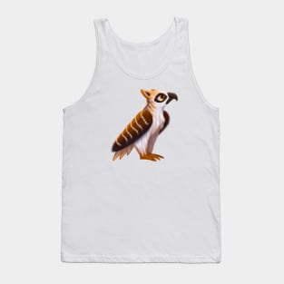 Cute Hawk Drawing Tank Top